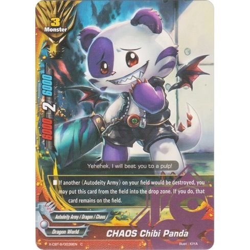 Image for CHAOS Chibi Panda (X-CBT-B/0039EN) (X-CBT) - Future Card BuddyFight