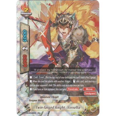 Image for Twin-fanged Knight, Versellia (X-CBT-A/0013EN) (X-CBT) - Future Card BuddyFight