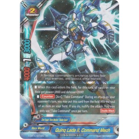 Image for Quinq Lada II, Command Mech (X-CBT-A/0015EN) (X-CBT) - Future Card BuddyFight