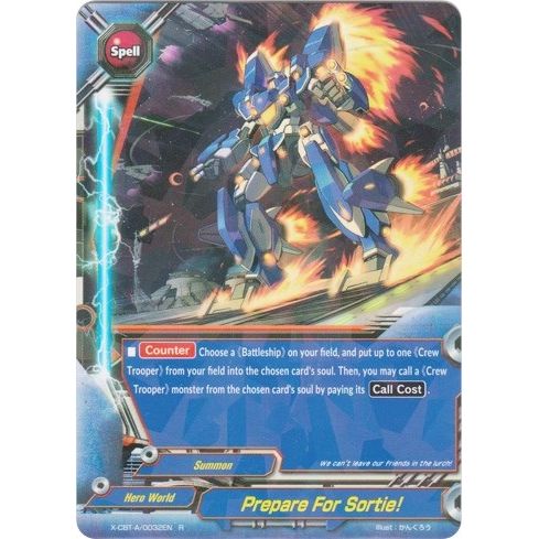 Image for Prepare For Sortie! (X-CBT-A/0032EN) (X-CBT) - Future Card BuddyFight