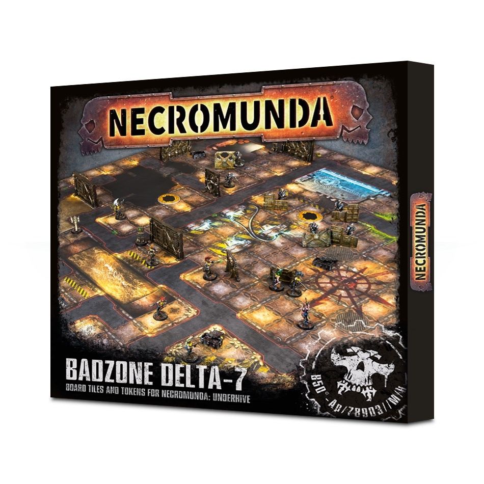 Image for Necromunda: Underhive - Badzone Delta-7: Board tiles and tokens - Warhammer Game Accessories