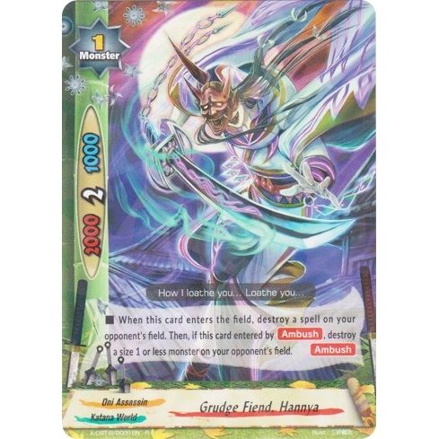 Image for Grudge Fiend, Hannya (X-CBT-B/0031EN) (X-CBT) - Future Card BuddyFight