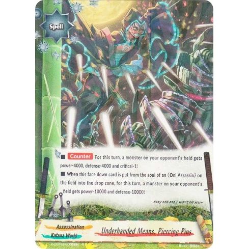 Image for Underhanded Means, Piercing Pins (X-CBT-B/0032EN) (X-CBT) - Future Card BuddyFight