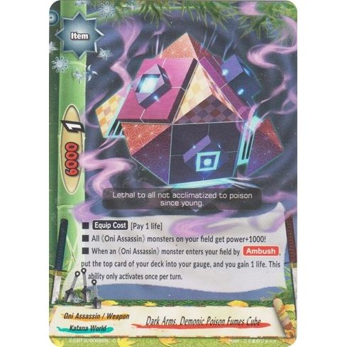Image for Dark Arms, Demonic Poison Fumes Cube (X-CBT-B/0058EN) (X-CBT) - Future Card BuddyFight