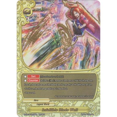Image for Infallible Blade Wall (X-CBT-B/0079EN) (X-CBT) - Future Card BuddyFight