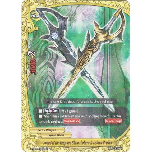 Image for Sword of the King and Sham, Lobera & Lobera Replica (X-CBT-B/0035EN) (X-CBT) - Future Card BuddyFight