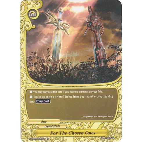 Image for For the Chosen Ones (X-CBT-B/0059EN) (X-CBT) - Future Card BuddyFight