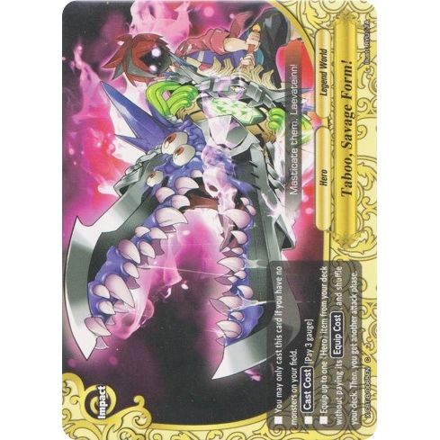 Image for Taboo, Savage Form! (X-CBT-B/0065EN) (X-CBT) - Future Card BuddyFight
