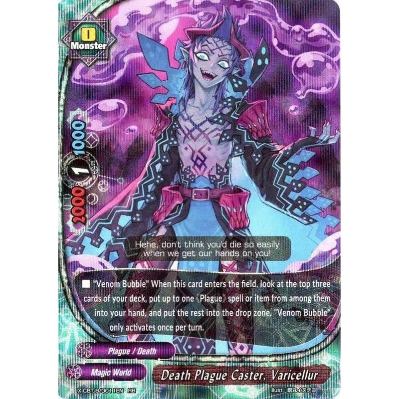 Image for Death Plague Caster, Varicellur (X-CBT-B/0011EN) (X-CBT) - Future Card BuddyFight