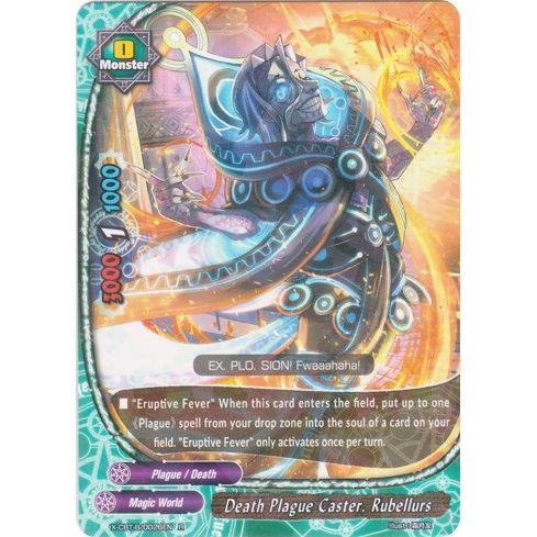 Image for Death Plague Caster, Rubellurs (X-CBT-B/0026EN) (X-CBT) - Future Card BuddyFight
