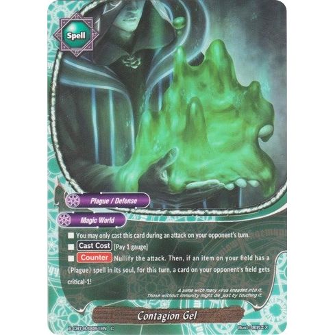 Image for Contagion Gel (X-CBT-B/0051EN) (X-CBT) - Future Card BuddyFight