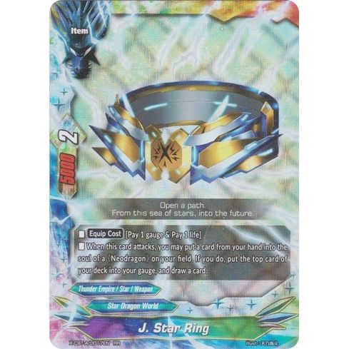 Image for J. Star Ring (X-CBT-A/0017EN) (X-CBT) - Future Card BuddyFight
