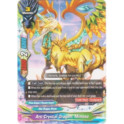Image for Arc Crystal Dragon, Mimosa (X-CBT-A/0062EN) (X-CBT) - Future Card BuddyFight