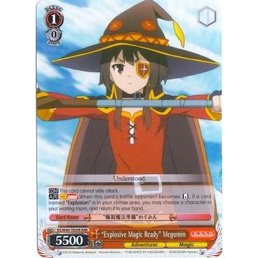 Image for "Explosive Magic Ready" Megumin (RRR) (KS/W49-TE05R RRR) (KS/W49) - Weiss Schwarz