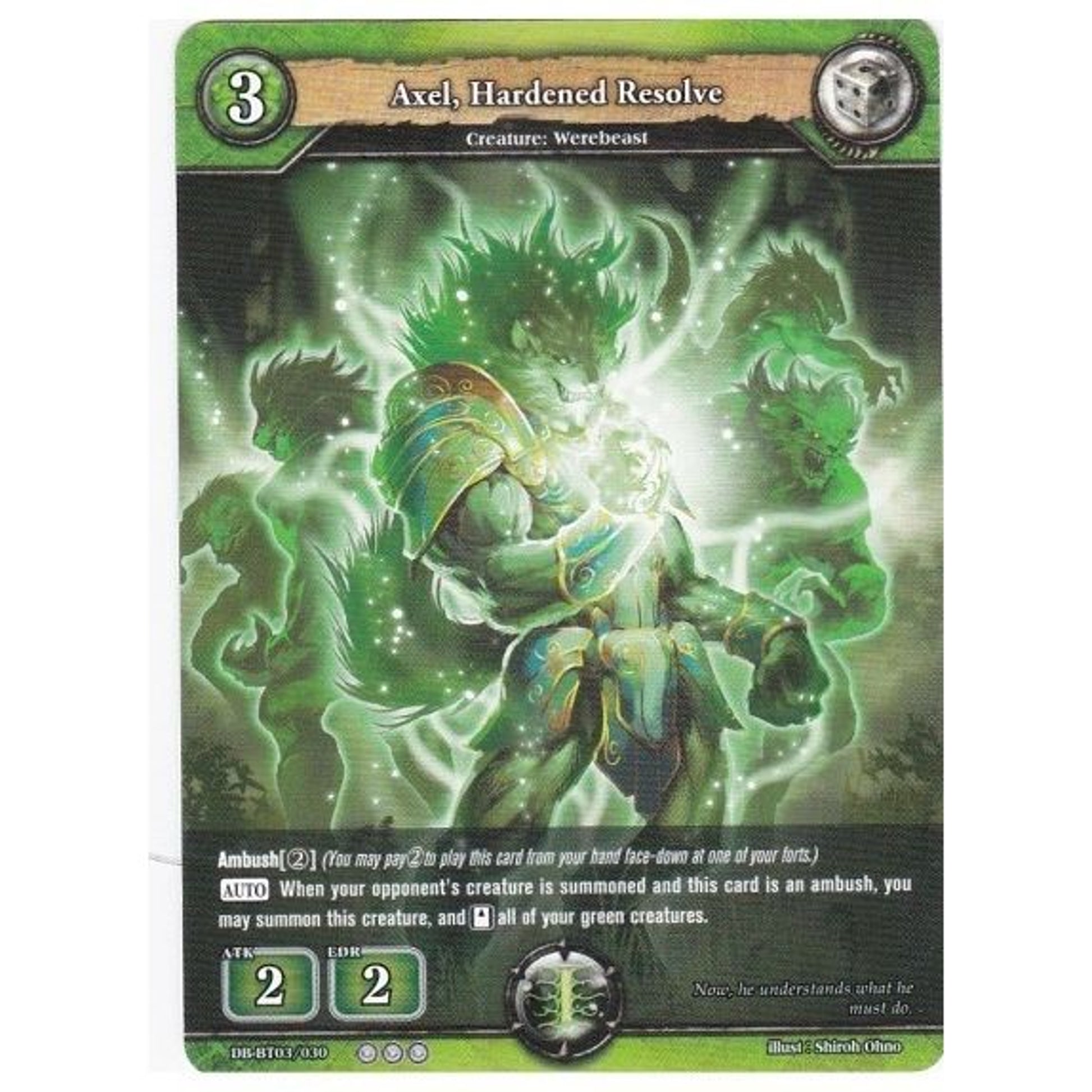 Image for Axel, Hardened Resolve (DB-BT03/030) (BP03) - Dragoborne