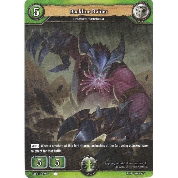 Image for Backline Raider (DB-BT03/038) (BP03) - Dragoborne