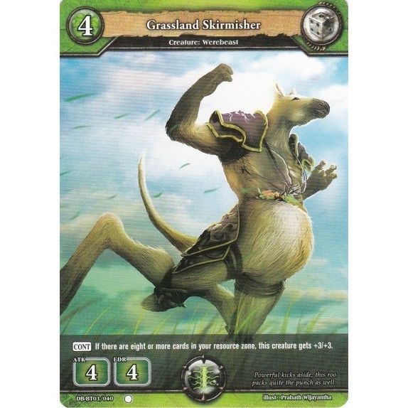 Image for Grassland Skirmisher (DB-BT03/040) (BP03) - Dragoborne
