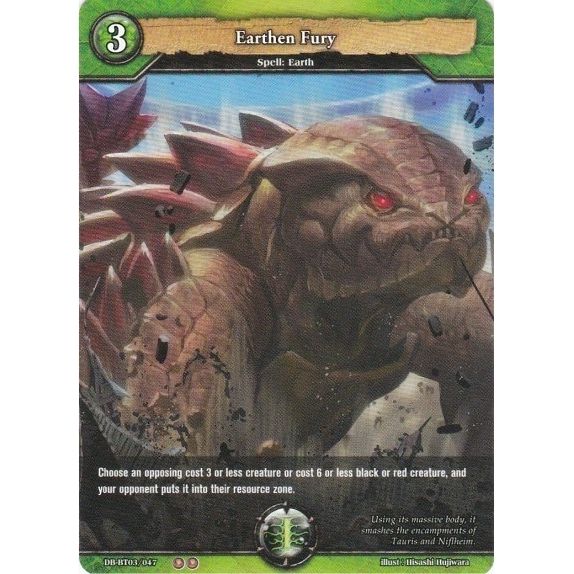 Image for Earthen Fury (DB-BT03/047) (BP03) - Dragoborne