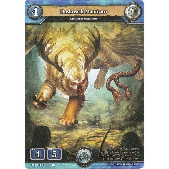 Image for Duskreach Manticore (DB-BT03/061) (BP03) - Dragoborne