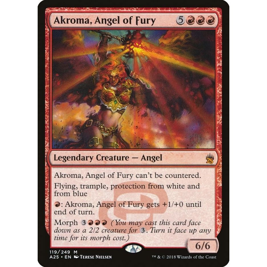 Image for Akroma, Angel of Fury (119) (A25) - Magic: The Gathering