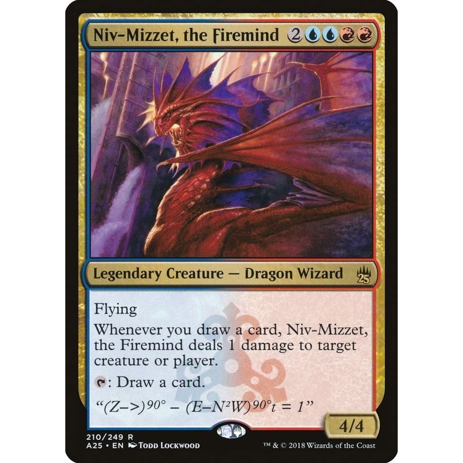 Image for Niv-Mizzet, the Firemind (210) (A25) - Magic: The Gathering