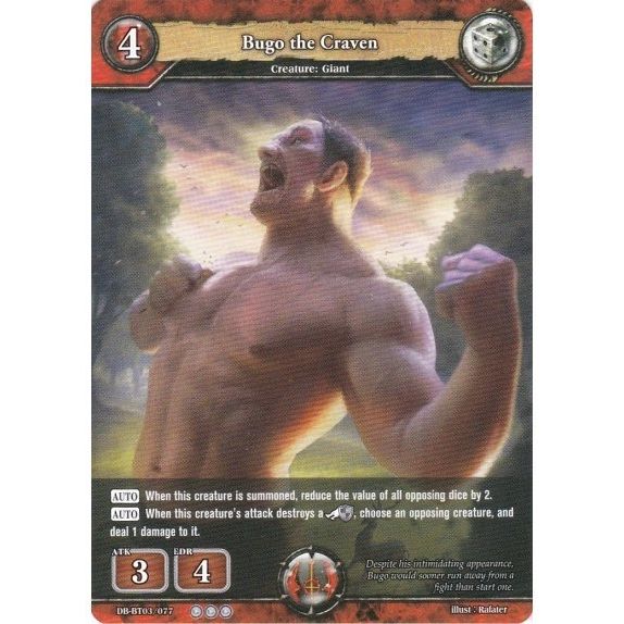 Image for Bugo the Craven (DB-BT03/077) (BP03) - Dragoborne