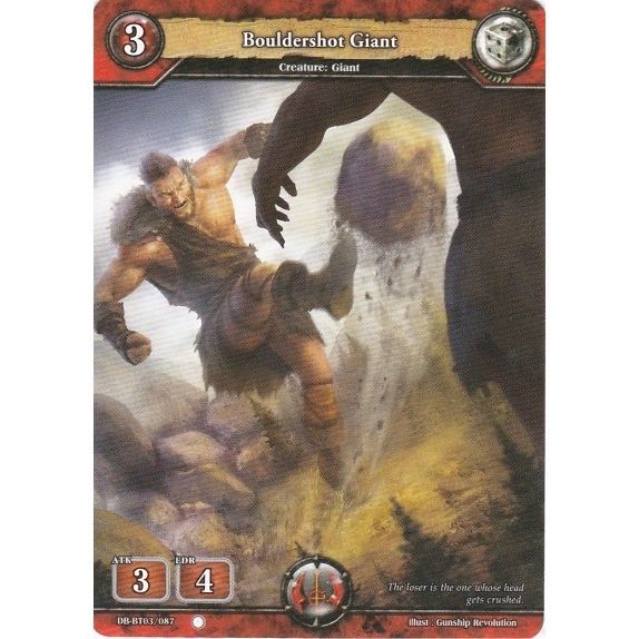 Image for Bouldershot Giant (DB-BT03/087) (BP03) - Dragoborne