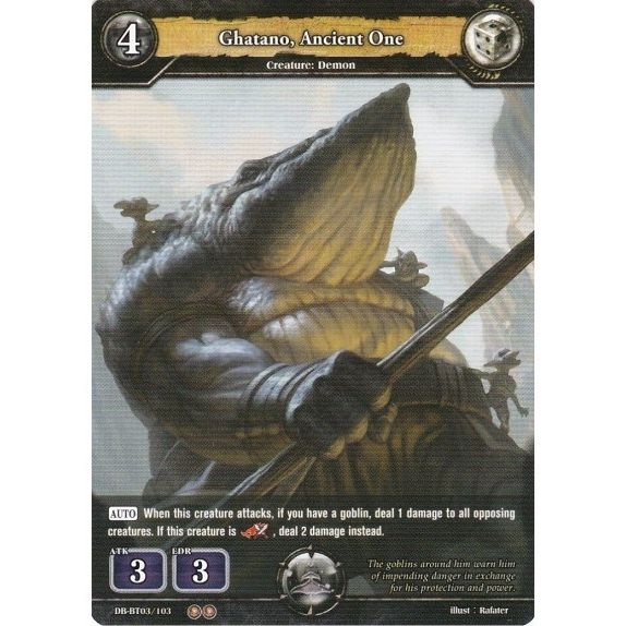 Image for Ghatano, Ancient One (DB-BT03/103) (BP03) - Dragoborne
