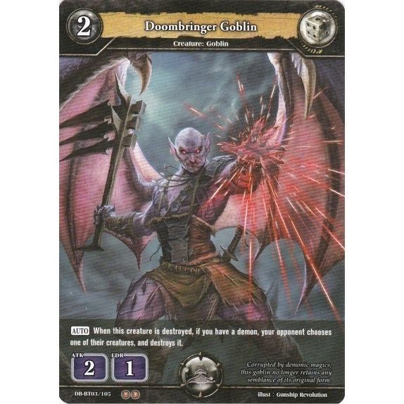 Image for Doombringer Goblin (DB-BT03/105) (BP03) - Dragoborne