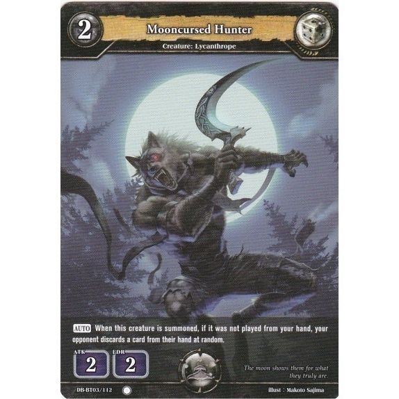 Image for Mooncursed Hunter (DB-BT03/112) (BP03) - Dragoborne