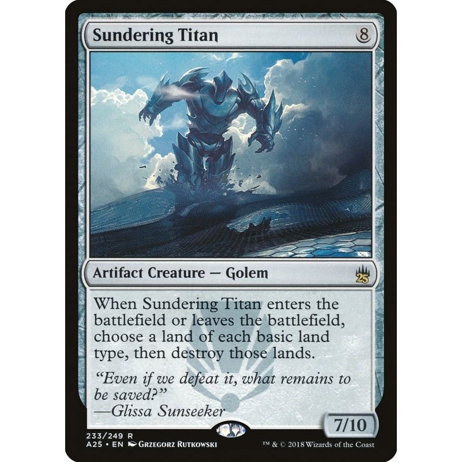 Image for Sundering Titan (233) (A25) - Magic: The Gathering
