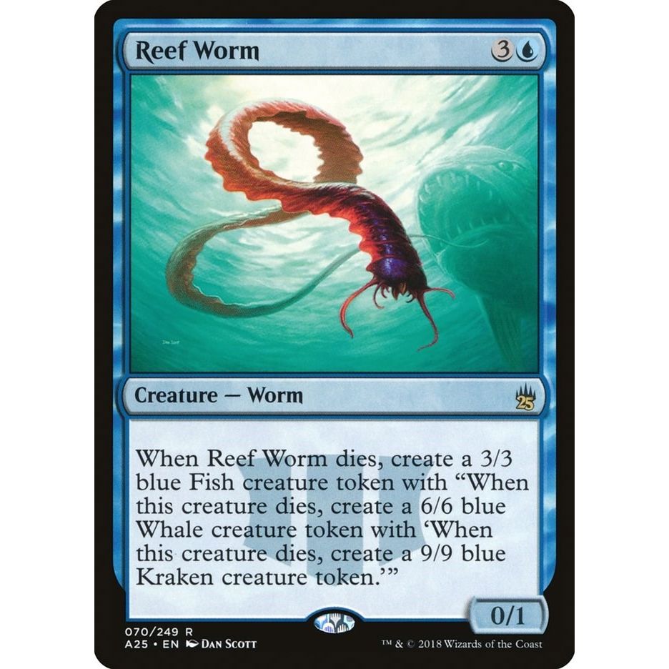 Image for Reef Worm (70) (A25) - Magic: The Gathering