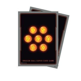 Image for Dragon Balls Standard Deck Protectors for Dragon Ball Super CCG (65-Pack) - Card Sleeves