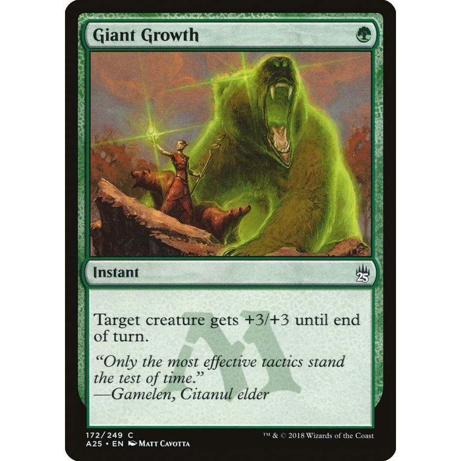 Image for Giant Growth (172) (A25) - Magic: The Gathering