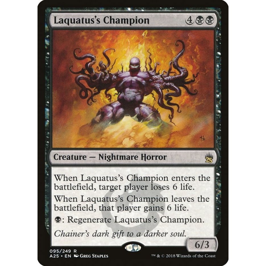 Image for Laquatus's Champion (95) (A25) - Magic: The Gathering