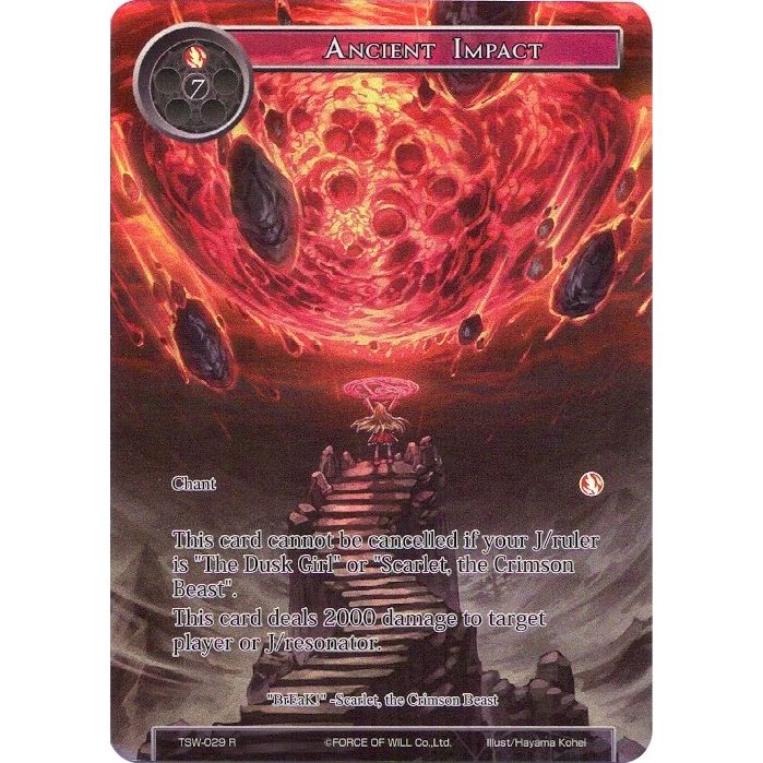 Image for Ancient Impact (Full Art) (TSW-029) (TSW) - Force of Will