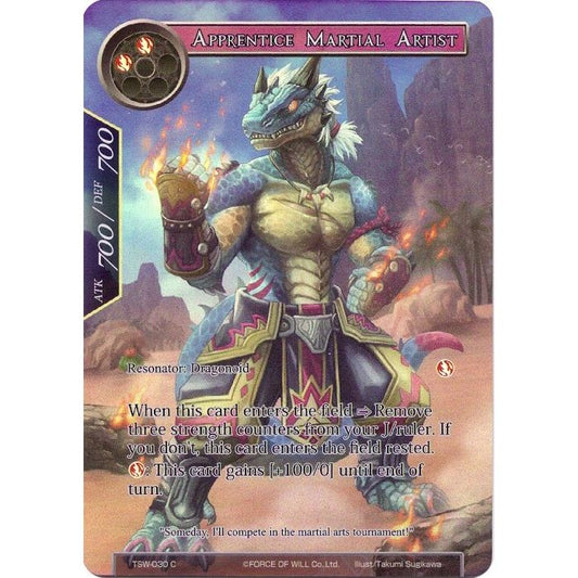 Image for Apprentice Martial Artist (Full Art) (TSW-030) (TSW) - Force of Will