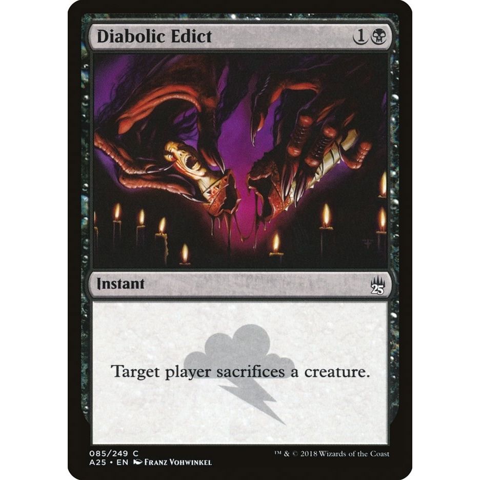 Image for Diabolic Edict (85) (A25) - Magic: The Gathering