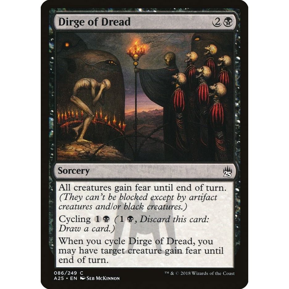 Image for Dirge of Dread (86) (A25) - Magic: The Gathering