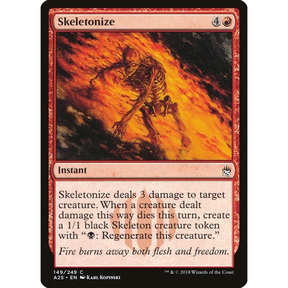 Image for Skeletonize (149) (A25) - Magic: The Gathering