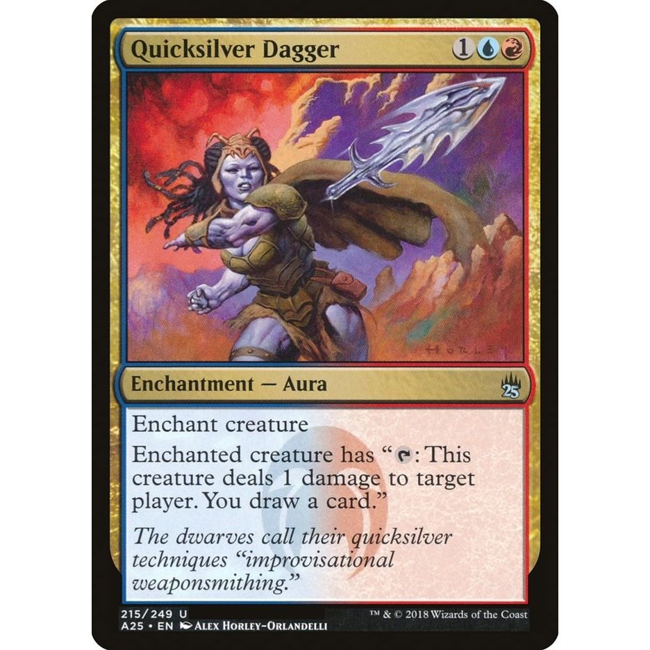 Image for Quicksilver Dagger (215) (A25) - Magic: The Gathering