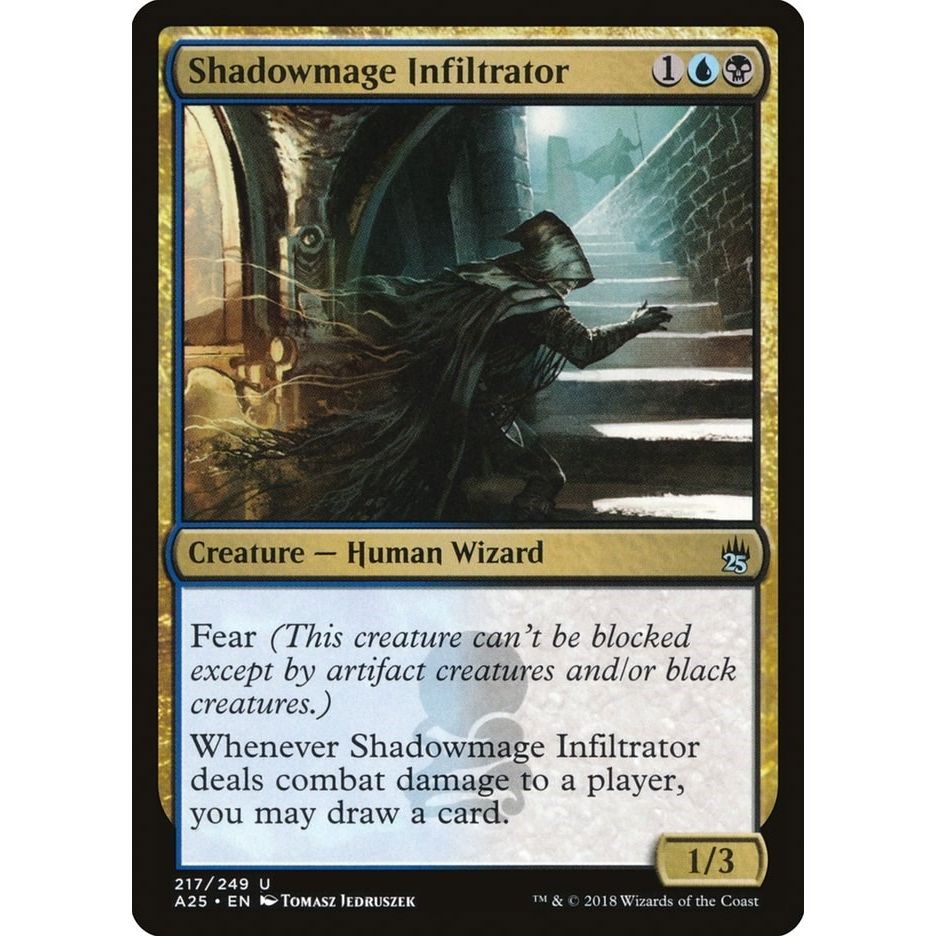Image for Shadowmage Infiltrator (217) (A25) - Magic: The Gathering