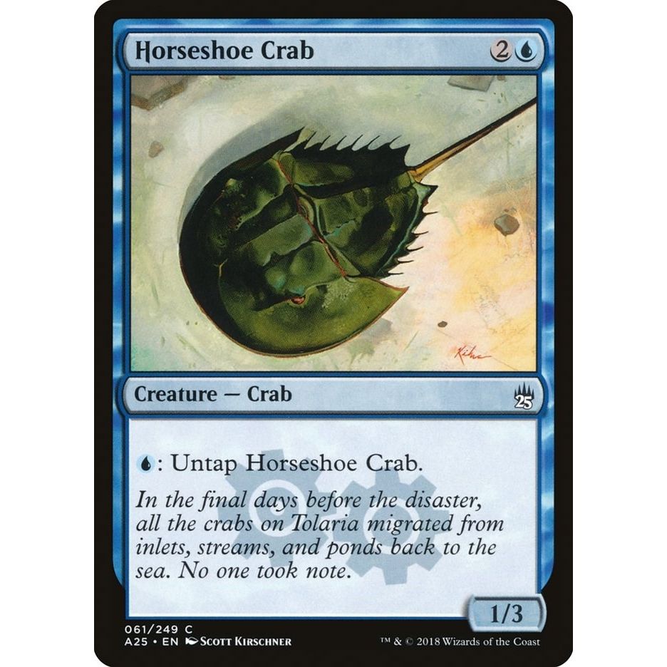 Image for Horseshoe Crab (61) (A25) - Magic: The Gathering