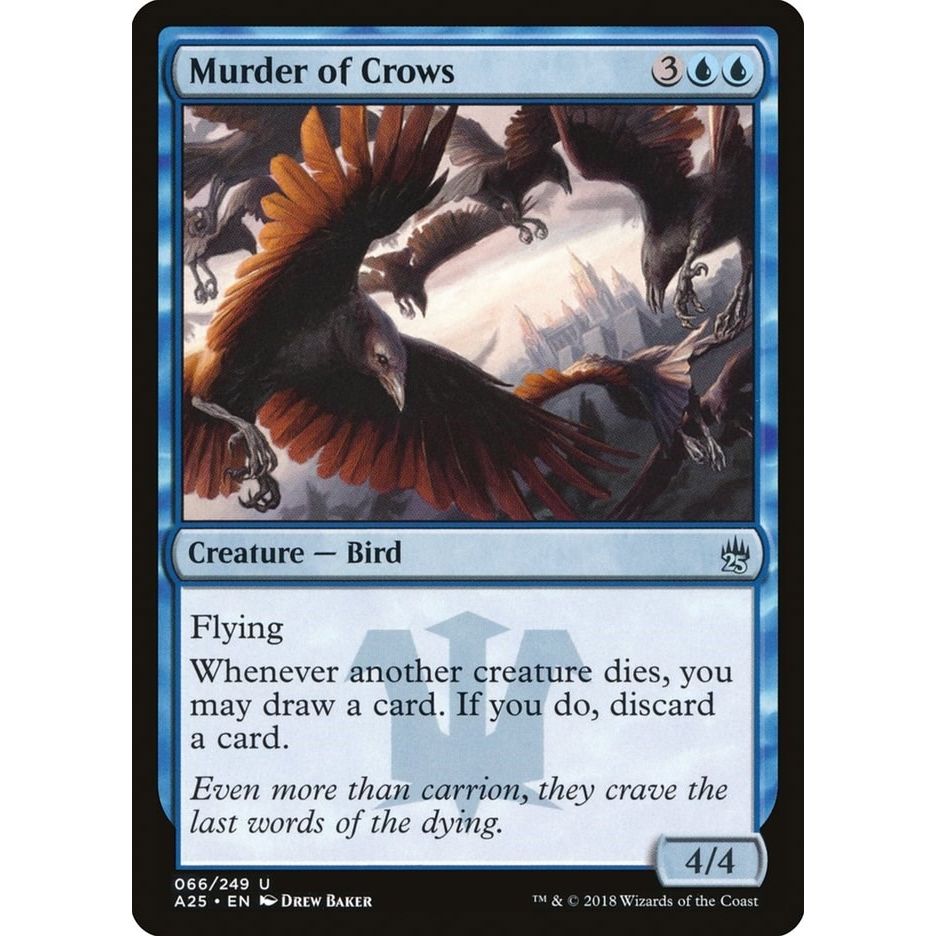 Image for Murder of Crows (66) (A25) - Magic: The Gathering