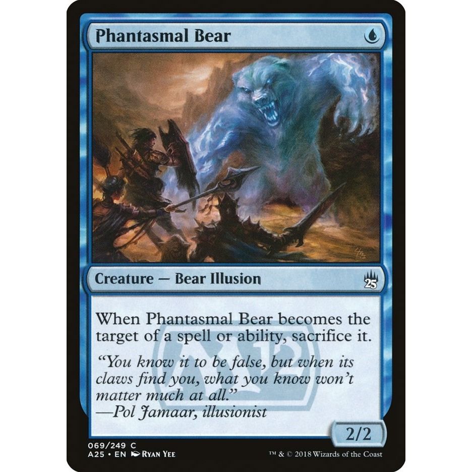 Image for Phantasmal Bear (69) (A25) - Magic: The Gathering