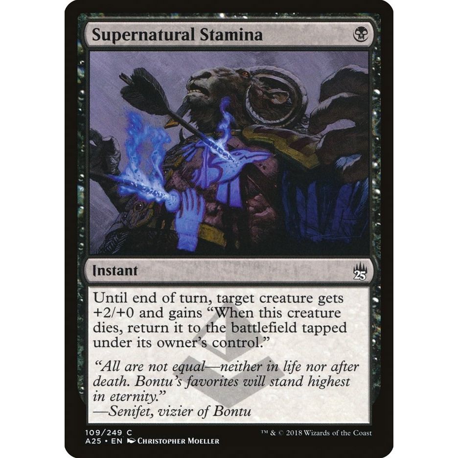 Image for Supernatural Stamina (109) (A25) - Magic: The Gathering