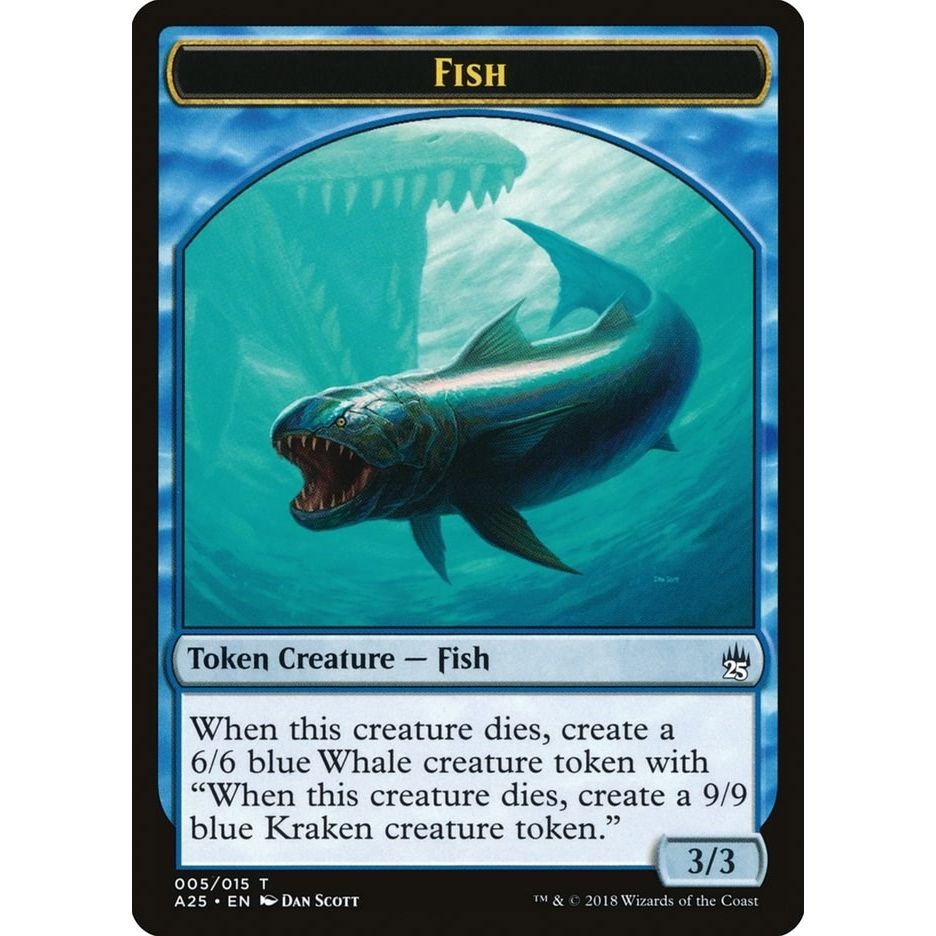 Image for Fish Token (005) (5) (A25) - Magic: The Gathering