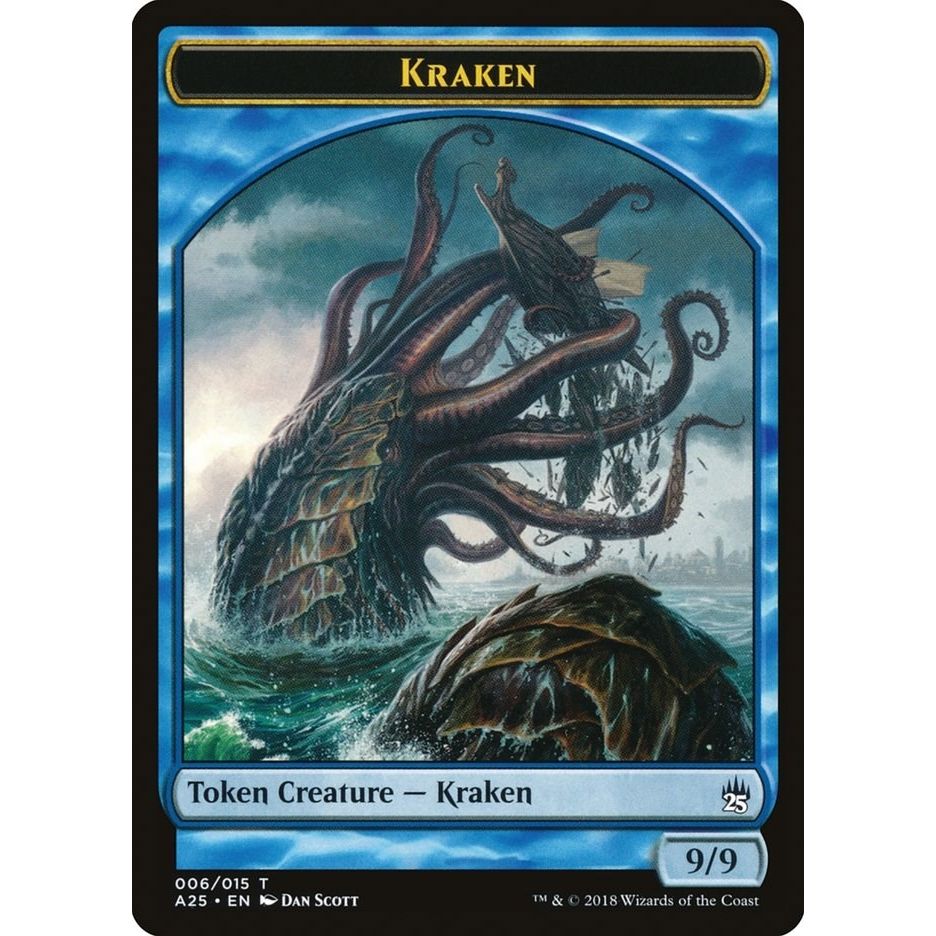 Image for Kraken Token (006) (6) (A25) - Magic: The Gathering