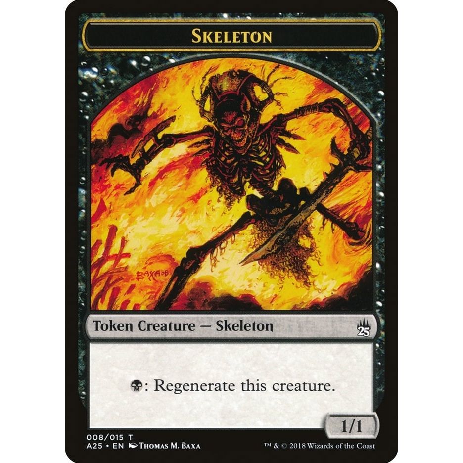 Image for Skeleton Token (008) (8) (A25) - Magic: The Gathering