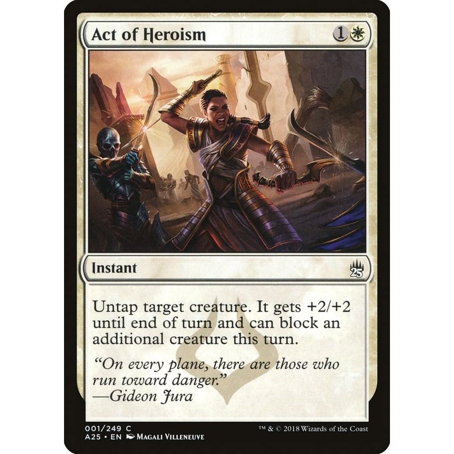 Image for Act of Heroism (1) (A25) - Magic: The Gathering
